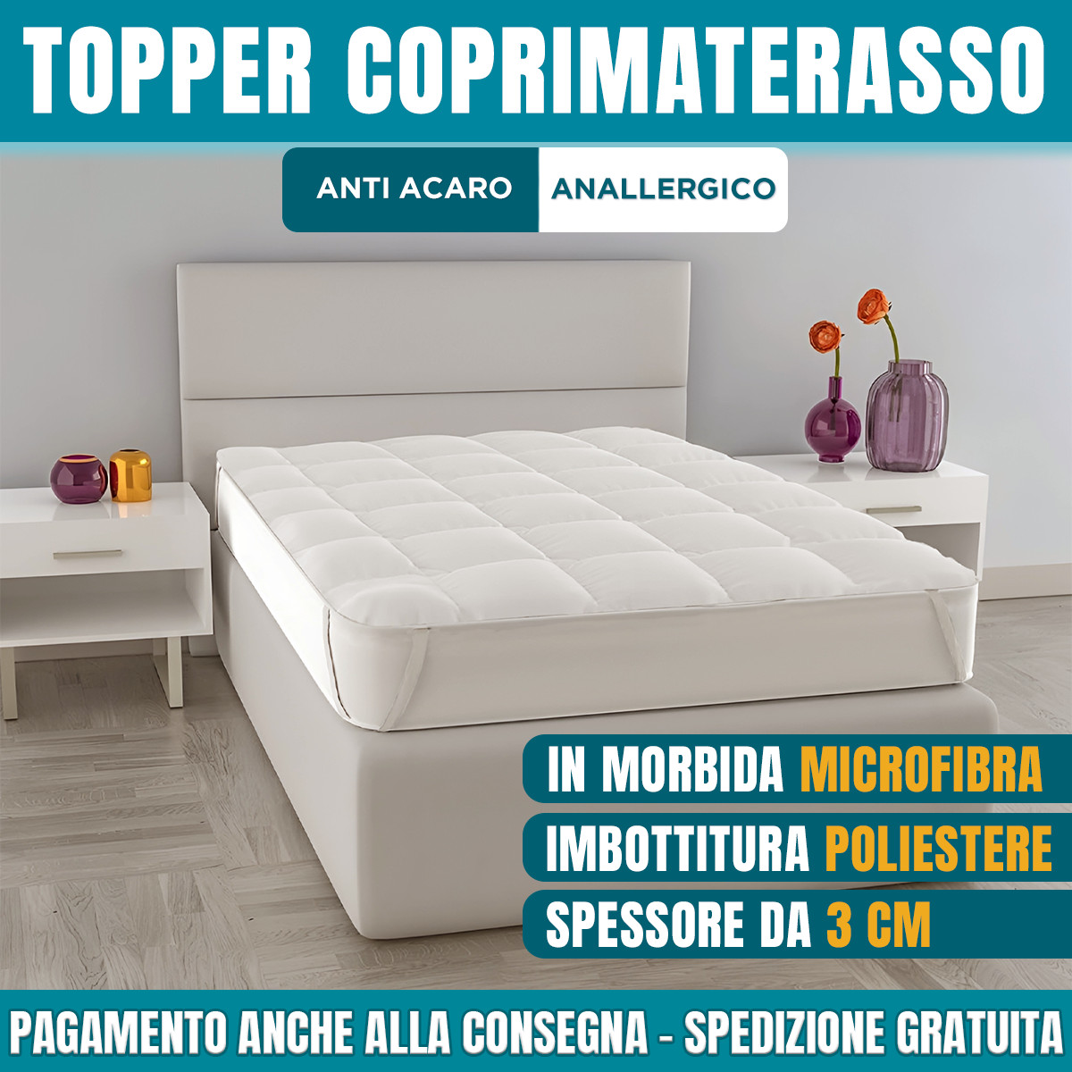 Topper matrimoniale